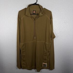 Peckham Flame Resistant Tactical Quarter Zip Long Sleeve Shirt Men’s Medium Long